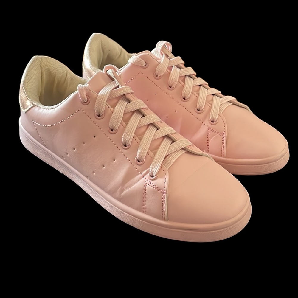 Streetwear Society Light Pink and Rose Gold Lace Up Women’s Sneaker Size 8 - Picture 1 of 13